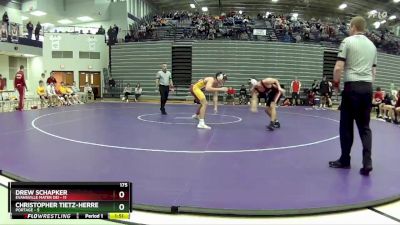 175 lbs Quarterfinals (8 Team) - Christopher Tietz-Herrera, Portage vs Drew Schapker, Evansville Mater Dei