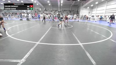 132 lbs Rr Rnd 2 - Cullen Crowley, Indiana Outlaws Yellow vs Carter Katus, Freakztyle Wrecking Crew