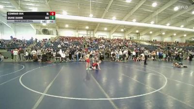 67 lbs Quarterfinal - Conrad Dix, Westlake vs Duke Dawe, Champions Wrestling Club