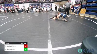 55 lbs Consi Of 8 #2 - Gabriel Jackson, Westmoore Wrestling vs Samuel Murray, Marlow Outlaws