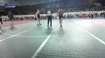 140 lbs Quarterfinal - Corey Harris, Union Girls JH vs Ayla Asher, Sand Springs HS