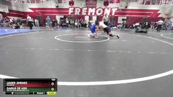 190 lbs Cons. Round 4 - Darius De Asis, South San Francisco H S vs Javier Jimenez, Pacheco