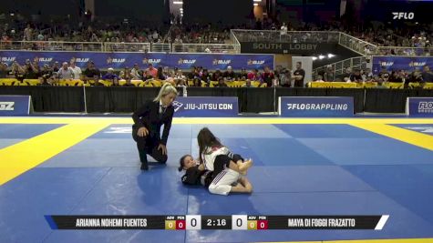Arianna Nohemi Fuentes vs Maya Di Foggi Frazatto 2026 Pan Kids Jiu-Jitsu IBJJF Championship