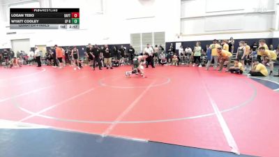 114 lbs Quarterfinal - Logan Tebo, Dayton Bandits-MS vs Wyatt Cooley, EP Rattlers-MS