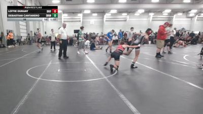 98 lbs Round 2 (10 Team) - Lottie Durant, Team Shutt vs Sebastian Cantarero, Savage WA White