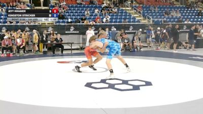 144 lbs Champ. Rd Of 128 - Jett Kramer, Iowa vs Kingston Stricker, Michigan