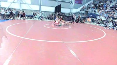 132 lbs Cons. Round 1 - Nathan Kostecka, NW Spartans Wrestling vs Emillio Hinojosa, Riverhawk Wrestling Academy