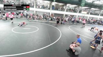 83-90 lbs 5th Place Match - Braden Larson, SOTC vs Asa Schnowske, Blue Line Training Academy