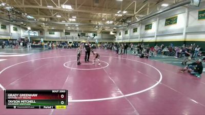 70 lbs 5th Place Match - Grady Greenhaw, Watford City Wolves vs Tayson Mitchell, Governor Wrestling