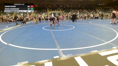 112 lbs Consi Of 4 - Asher Hobbs, Salina Wrestling Club vs Johan Rodriguez, Tulsa Blue T Panthers