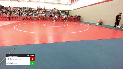 157 lbs Quarterfinal - Sean Callanan, Wakefield vs Tristen Gaj, Mahar