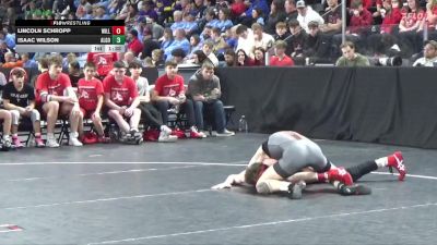 126 lbs Semis - Isaac Wilson, Algona vs Lincoln Schropp, Williamsburg