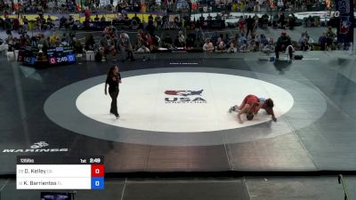 135 lbs Rnd Of 16 - Danica Kelley, CA vs Kailani Barrientos, FL