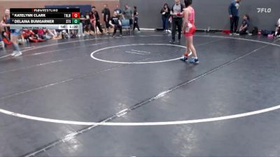 94 lbs 5th Place Match - Delaina Bumgarner, Small Town Grims vs Katelynn Clark, Team Real Life Wrestling