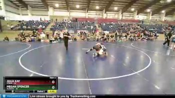 105 lbs Round 4 (10 Team) - Julia Kay, UTAH2 vs Megan Spencer, ALASKA1