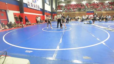 92 lbs Consi Of 8 #2 - Colt Duvall, Mcalester HS vs Kason Fleming, Sand Springs JH (SS)