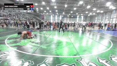 106 lbs Quarters - Ivan Caballero, NWWC vs Mohammad Omar Etekal, NW Spartans Wrestling