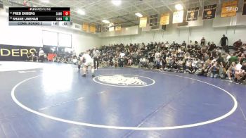 165 lbs Cons. Round 2 - Shane Linehan, Santa Margarita vs Fred Ekberg, Santa Monica