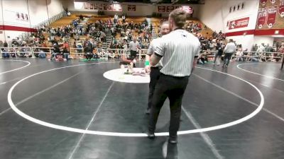 100 lbs Semifinal - Riley Meyer, Kemmerer vs Caydee Eden, Powell