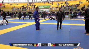 Mateo Valentin Mansilla vs Rian Ricardo Freitas De Oliveira 2025 Brasileiro Jiu-Jitsu IBJJF