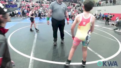 85 lbs Round Of 16 - Keller Nestlerode, Bristow Youth Wrestling vs Josey Voss, Skiatook Youth Wrestling