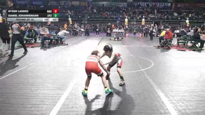 61 lbs Round Of 16 - Ryder Larned, Rancocas Valley vs Daniel Johannemann, Apex