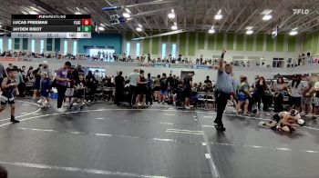 48 lbs Round 6 (10 Team) - Lucas Freeman, Florida Scorpions vs Jayden Ribot, Eagle Empire