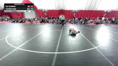 10U Boys - 67 lbs Semis - Eli Schmitz, RT Elite Wrestling vs Oliver Page, Wisconsin