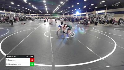 116 lbs Round Of 64 - Toby Baca, Wlv Jr Wrestling vs Cael Humphrey, High Desert WC