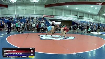 215 lbs Cons. Round 4 - Gavin Gaylor, OH vs Christopher Mijavec, OH