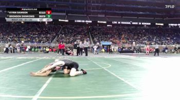 D1-120 lbs Cons. Round 2 - Bronson Shinkonis, Brighton vs Kyrin Dawson, Westland John Glenn