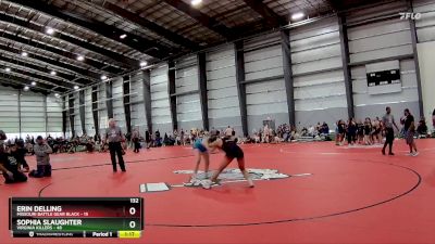 132 lbs Semis & 1st Wrestleback (8 Team) - Sophia Slaughter, Virginia Killers vs Erin Delling, Missouri Battle Gear Black