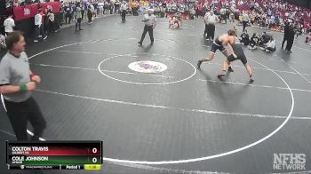 3A 190 lbs Semifinal - Cole Johnson, Aynor vs Colton Travis, Gilbert Hs