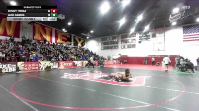 132 lbs Champ. Round 1 - Brody Perez, La Serna vs Jake Garcia, Santa Fe