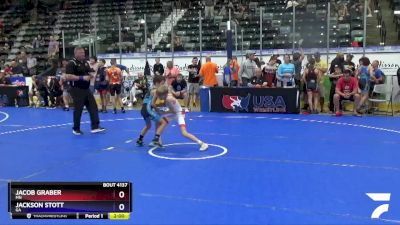 58 lbs Round 2 - Jacob Graber, MN vs Jackson Stott, GA