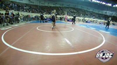 65 lbs Round Of 16 - Bexley Leisinger, Choctaw Ironman Youth Wrestling vs Britney Turdo, Texas Elite Wrestling