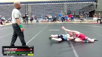 96 lbs Round 3 (10 Team) - Camden Hook, Team Shutt vs Curtis Cubbage, Legend Wrestling