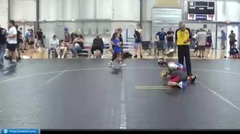 66 lbs Round 4 (6 Team) - Julia Wyller, American Gladiators-Lady Saints vs BryLee Irsik, Hastings Wrestling Academy