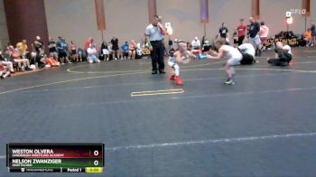 44 lbs Semifinal - Weston Olvera, Sanderson Wrestling Academy vs Nelson Zwanziger, Unattached