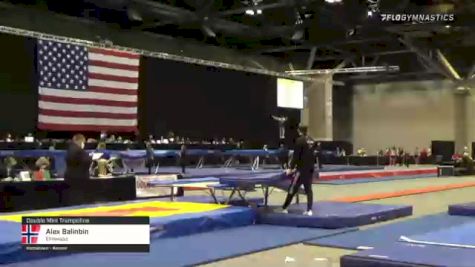 Alex Balinbin - Double Mini Trampoline, Elmwood - 2021 USA Gymnastics Championships