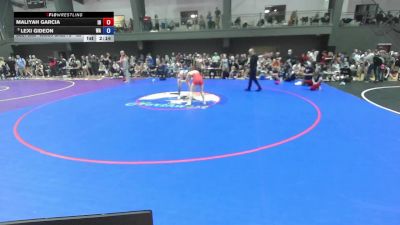 Junior Girls FS - 120 lbs Champ. Round 2 - Maliyah Garcia, ID vs Lexi Gideon, WA