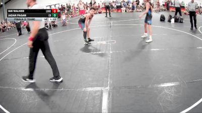 96 lbs Finals (2 Team) - Jadan Pagan, Carolina Reapers vs Ian Walker, Level Up Wrestling Club