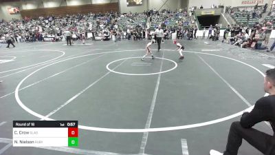 50 lbs Round Of 16 - Colin Crow, Gladiator Wrestling vs Neo Nielson, Ruby Mountain WC