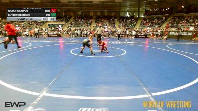 67 lbs Round Of 32 - Julian Campos, Monster Garage vs Cutter Bledsoe, Woodland Wrestling Club