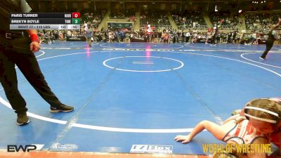 110 lbs Semifinal - Paris Turner, Rabbit Wrestling Club vs Brekyn Boyle, Threestyle