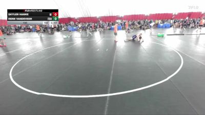 150 lbs Placement Matches (8 Team) - Renn VanDeveer, Illinois Top Dawgs Orange vs Skyler Hanke, Reedsburg