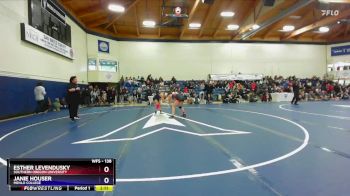 138 lbs Champ. Round 2 - Esther Levendusky, Southern Oregon University vs Janie Houser, Menlo College