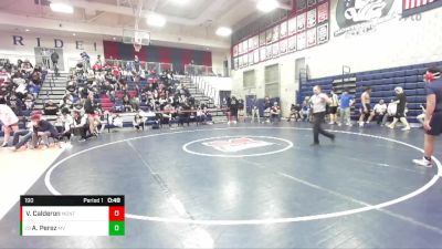 190 lbs Cons. Round 5 - Adrian Perez, Monte Vista vs Victor Calderon, Montgomery