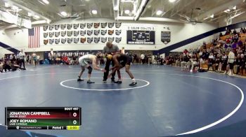 132 lbs 1st Place Match - Joey Romano, Lake Catholic vs Jonathan Campbell, Walsh Jesuit