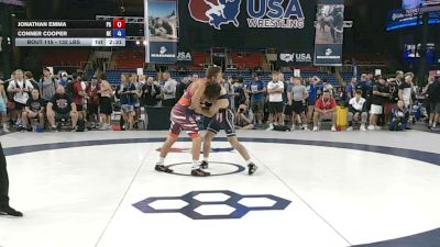 132 lbs Champ. Rd Of 128 - Jonathan Emma, Pennsylvania vs Conner Cooper, Nebraska